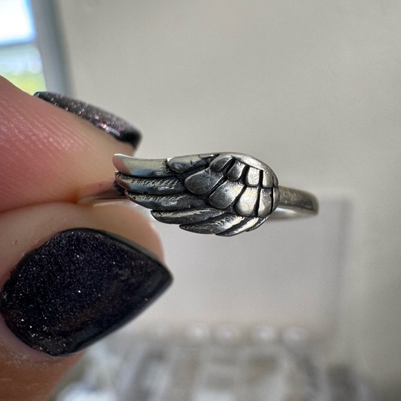 925 Sterling Silver Angel Wings - Picture 6 of 6